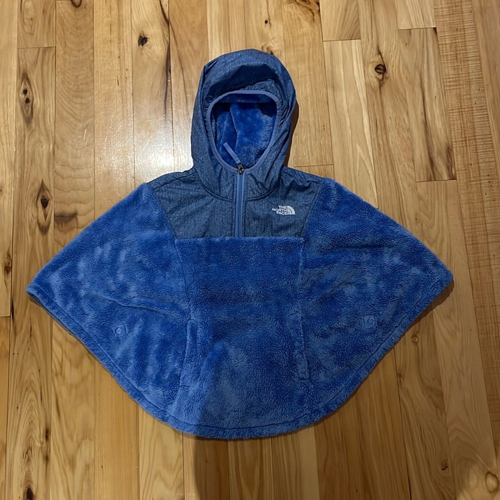 North Face Poncho, Size M, Blue color